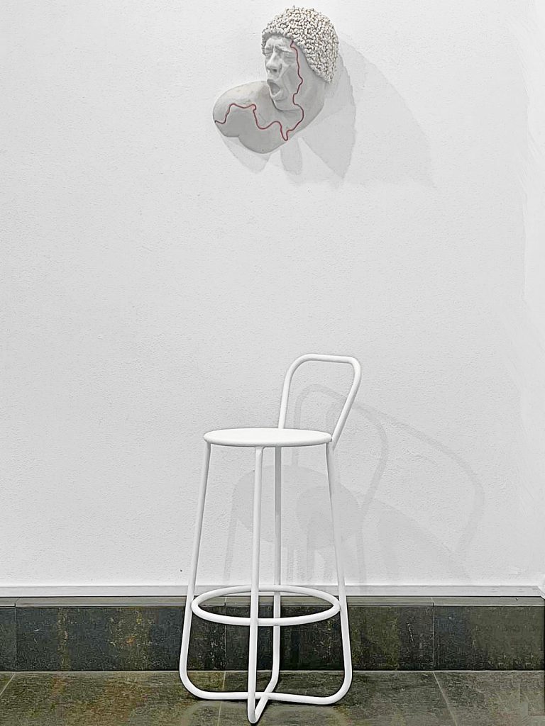 Barhocker mit Rückenlehne