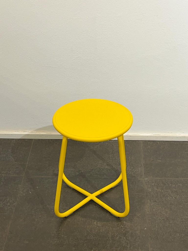 industrial bauhaus metallhocker stahl loftmöbel