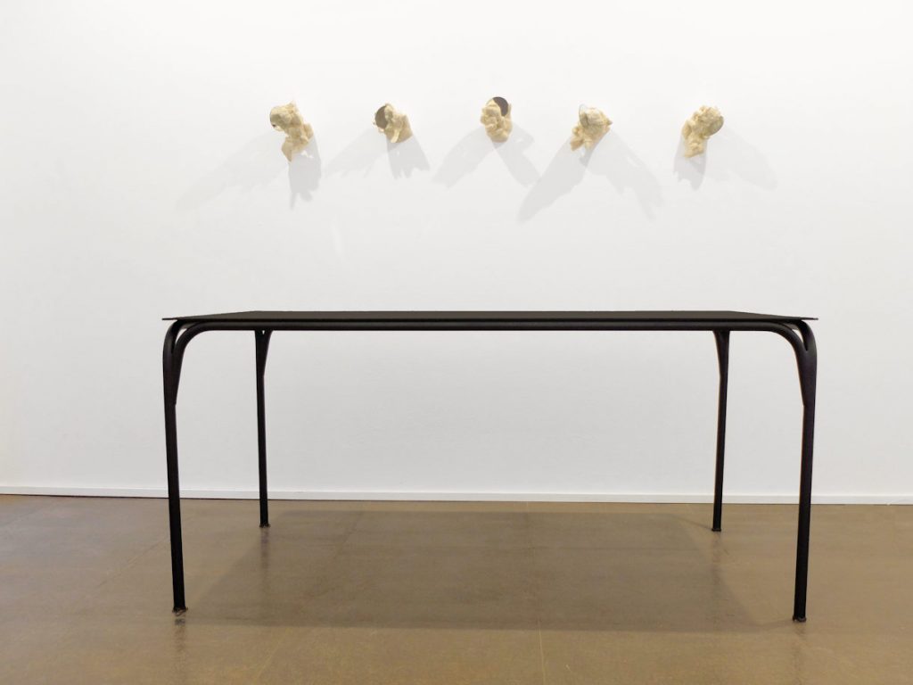 Industrial bauhaus Esstisch aus Stahl